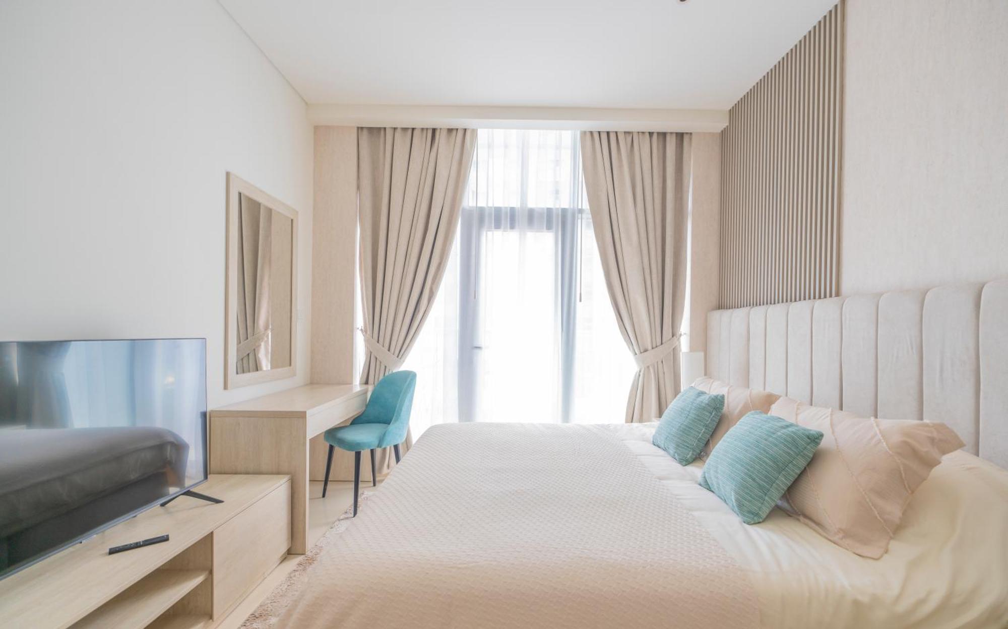 Studio With Pool And Private Beach Access On Palm Jumeirah Dubai Exterior foto
