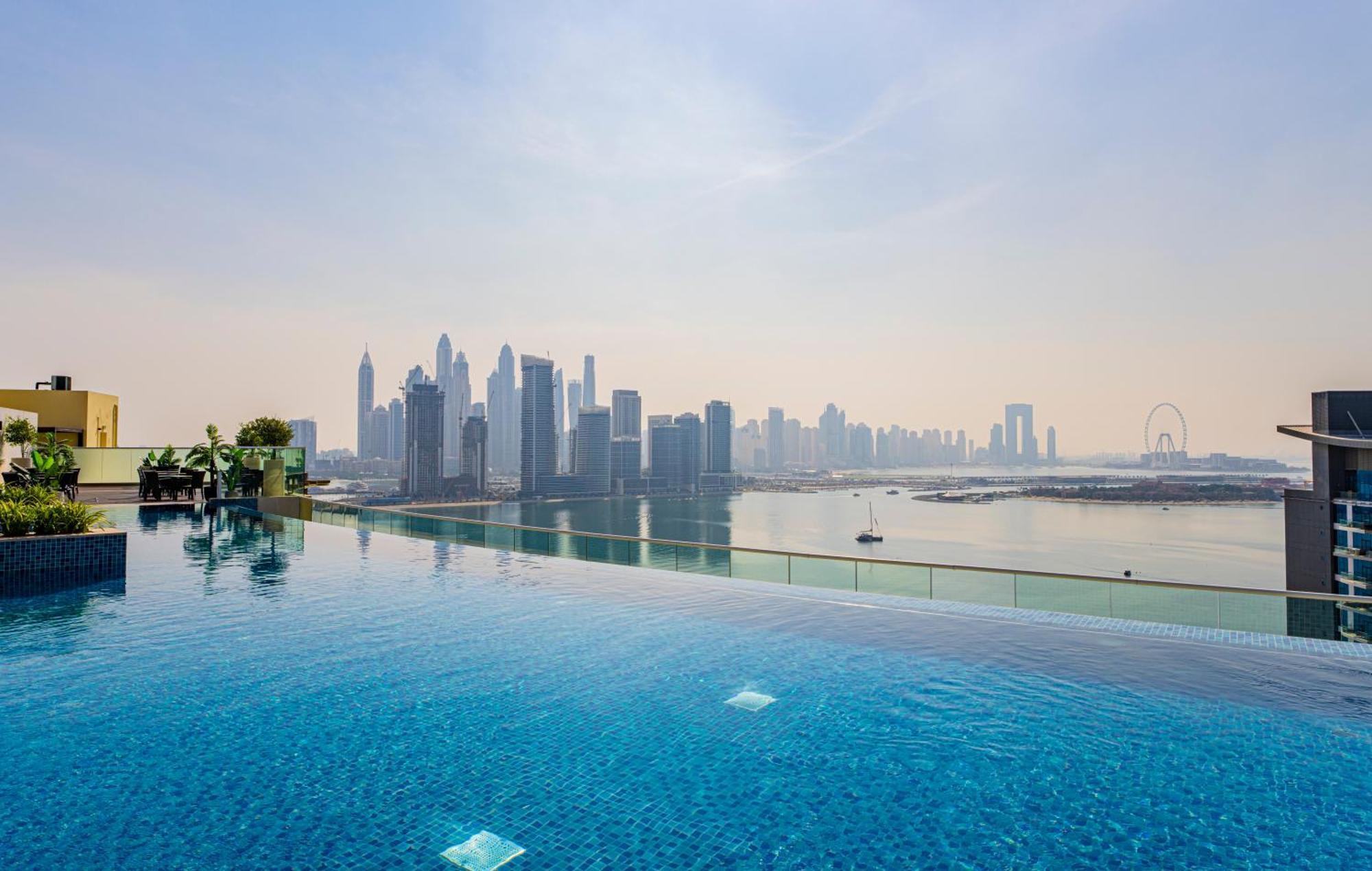 Studio With Pool And Private Beach Access On Palm Jumeirah Dubai Exterior foto