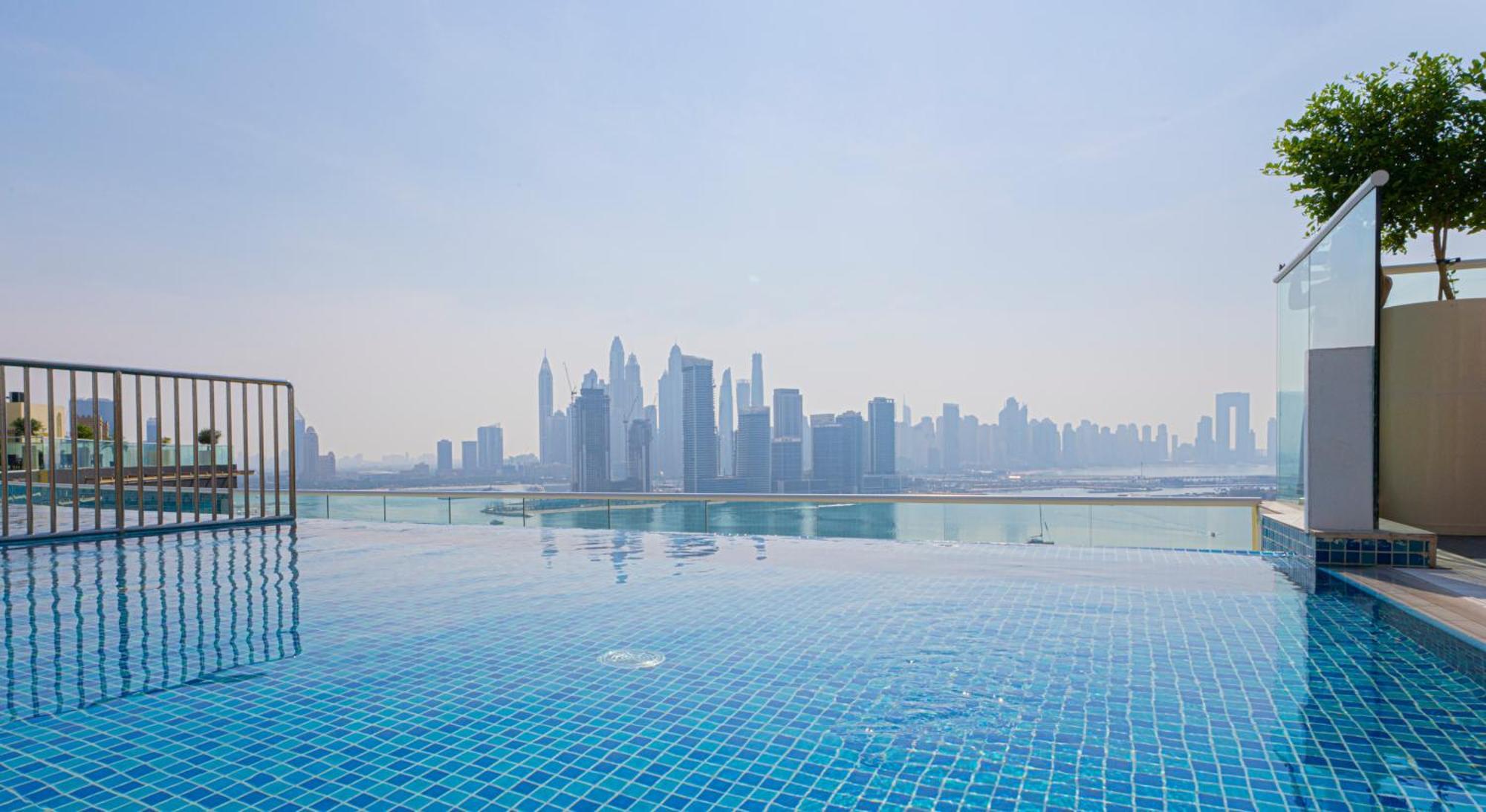 Studio With Pool And Private Beach Access On Palm Jumeirah Dubai Exterior foto
